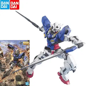 Bandai Подлинный Gundam Mg 1/100 Gn-001 Gundam Exia Сборка Подвижный аниме Экшн Фигурка Коллекция Модель Игрушки Подарок