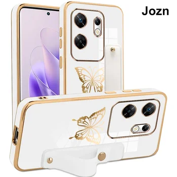 Jzon Для Infinix Zero 30 4G Чехол для телефона Покрытие в стиле Zoon С ремешком Подставка Задняя крышка Противоударные защитные чехлы