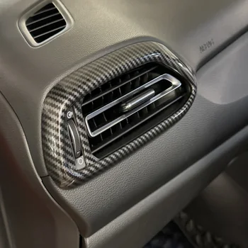 LHD Карбоновый стиль Интерьер автомобиля Dashobard Боковой вентиляционный вентиляционный клапан Декоративная крышка для Hyundai i30 N 2018-2023