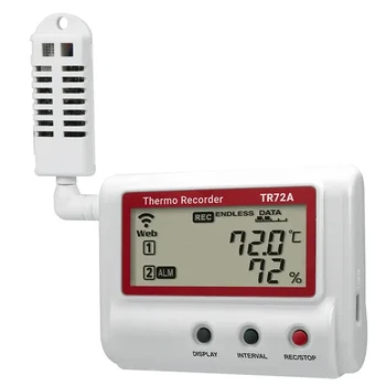 TR-72nw-S Проводной регистратор данных термометра влажности и температуры