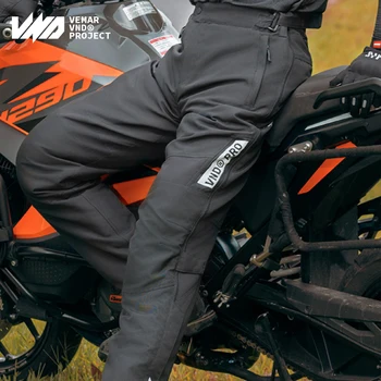 VND Мотоцикл Ветрозащитные Штаны Езда Motorrad Шланг Быстро носить/Снимать/Отсоединять Pantaloni Moto Ветрозащитный Теплая Зима Мужчины Женщины
