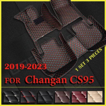 Автомобильные коврики для Changan CS95 2019 2020 2021 2022 2023 Пользовательские автомобильные подножки для ног Автомобильный ковер Аксессуары для интерьера