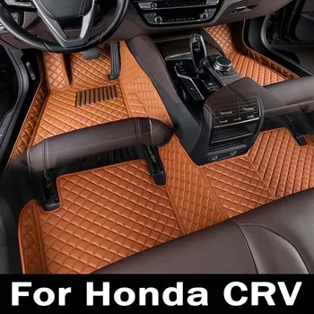 Автомобильные коврики для Honda CRV 2017 2018 2019 2020 2021 Изготовленные на заказ автомобильные ковровые накладки