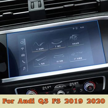  Автомобильный навигационный экран из закаленного стекла Защитная пленка для ЖК-экрана Пленка для приборной панели для Audi Q3 F3 2019 2020