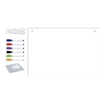 Акриловая планировочная доска Монтаж Clear Dry Erase Whiteboard Calendar Do List Memo Доска для заметок с 6 цветными маркерами еженедельно