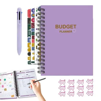 Бюджетная папка 2023 Планировщик бюджета Книга и бюджетная тетрадь Планировщик бюджета и книга Включает финансовые цели Ежемесячный бюджет