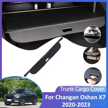 Для Changan Oshan X7 2020 2021 2022 2023 Авто Задний багажник Грузовой чехол Выдвижной багажник Автомобильные аксессуары Shield Shade