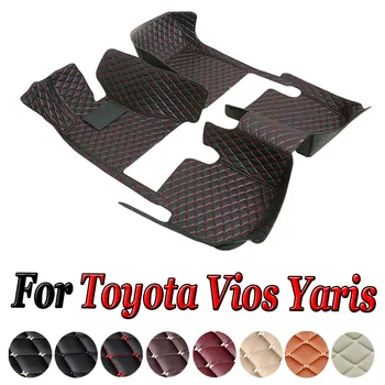 Для Toyota Vios Yaris 2022 2021 2020 2019 2018 2017 2016 2015 2014 Автомобильные коврики Аксессуары для интерьера Автоковры на заказ