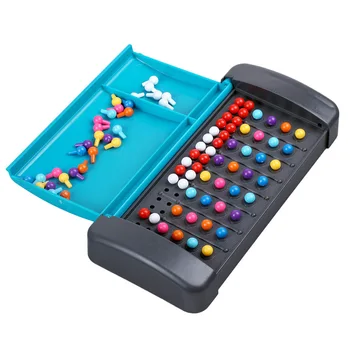 настольная игра dooble Монтессори-код Мини-настольная игра Дорожная игрушка для семьи Дети Образовательная интеллектуальная головоломка