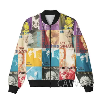 Новая мода Женская/Мужская 3D-печать The Smiths Rock Zipper Куртки-бомберы Мужское пальто Мужское пальто Куртки на молнии