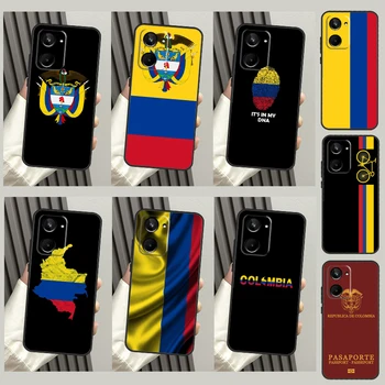Флаг Колумбии для Realme 8 9 10 Pro Plus 9i C11 C15 C30 C31 C35 C21Y C25 GT Neo 5 3 2 2T 3T Master Case