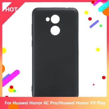 Чехол Honor 6C Pro Матовая мягкая задняя крышка из силиконового ТПУ для чехла для телефона Huawei Honor V9 Play Тонкий ударопрочный