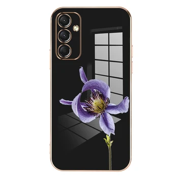 Чехол для телефона с узором орхидеи для задней крышки Samsung Galaxy A24 4G